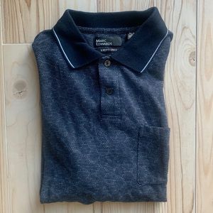 Navy swift-dry golf shirt
